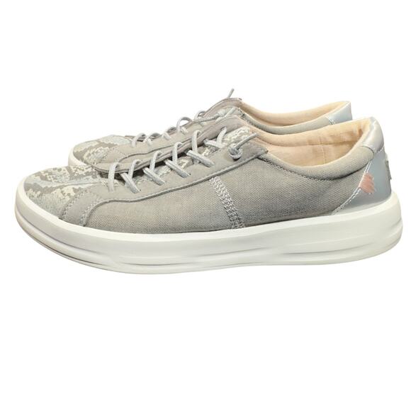 Hey Dude Men’s Size 10 Wally Sox Gray Snakeskin Pattern Casual Comfort Shoes main image 12